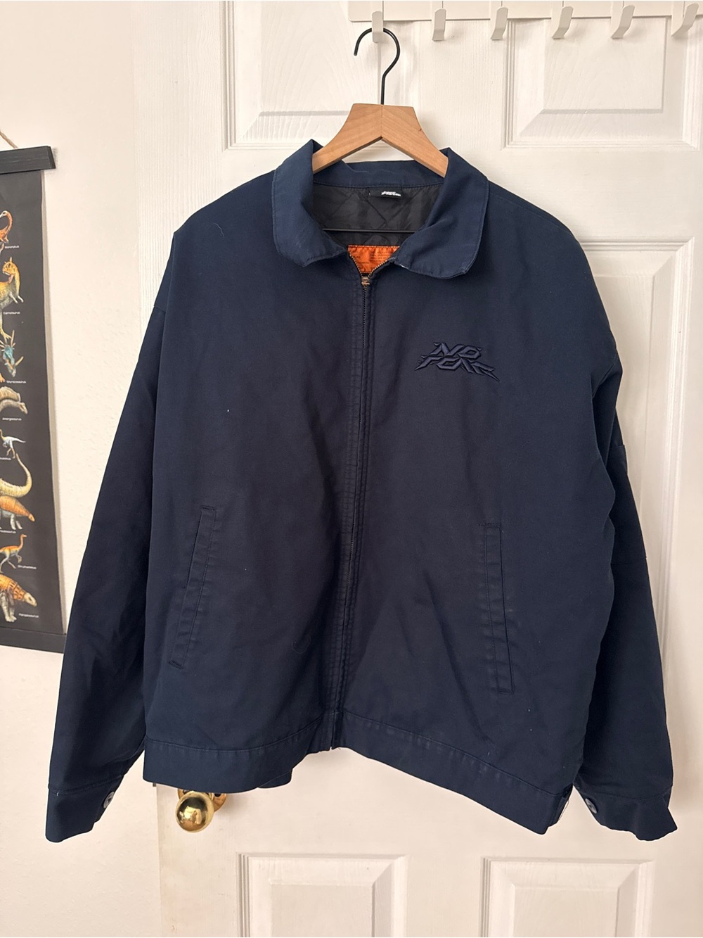 Vintage 90’s No Fear Rare Detroit Mechanic Jacket XL Men’s